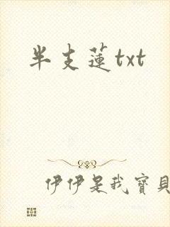 半支莲txt