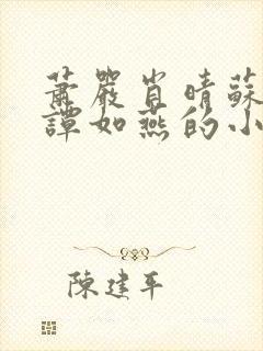 萧严肖晴苏雨溪谭如燕的小说在线阅读