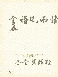 金婚风雨情演员表