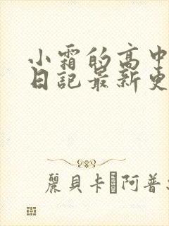 小霜的高中成长日记最新更新