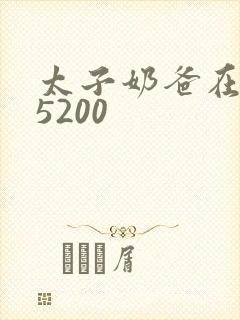 太子奶爸在花都5200