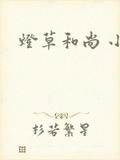 灯草和尚 小说