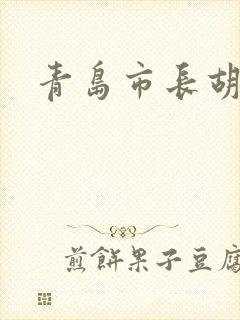 青岛市长胡学峰