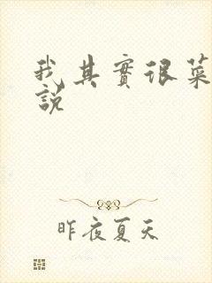 我其实很菜的小说