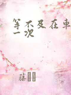 等不及在车里做一次