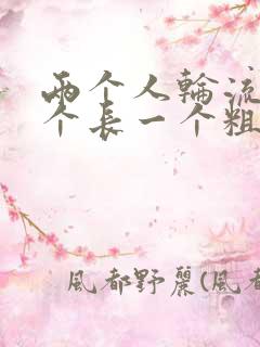 两个人轮流干一个长一个粗