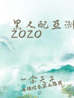 黑人配亚洲女人ZOZO