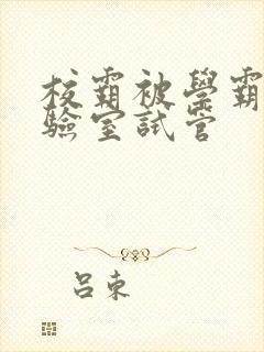 校霸被学霸压实验室试管