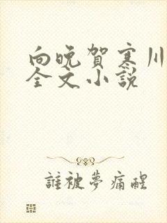 向晚贺寒川免费全文小说