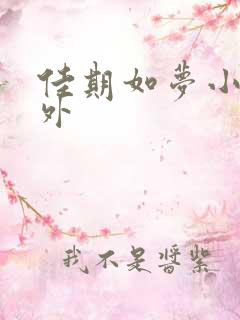 佳期如梦小说番外