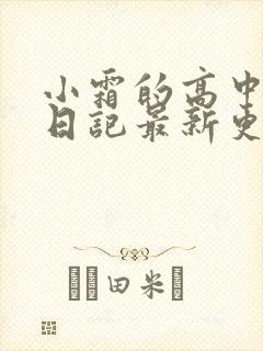 小霜的高中成长日记最新更新