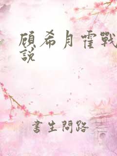 顾希月霍战霆小说