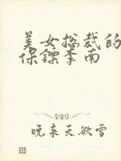 美女总裁的护花保镖李南