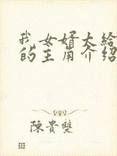 我女婿太给力了的主角介绍