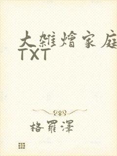 大杂烩家庭小说TXT