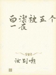 白洁被五个人玩一夜