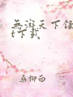 无游天下录txt下载