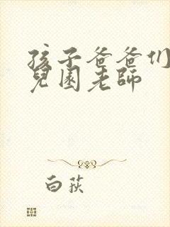 孩子爸爸们C幼儿园老师