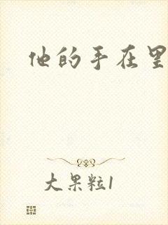 他的手在里面动