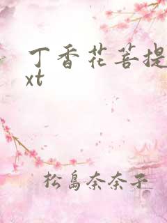 丁香花菩提树txt