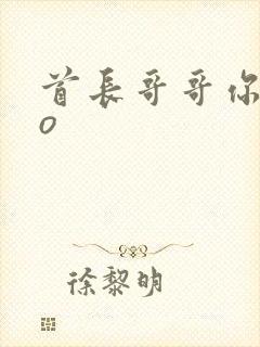 首长哥哥你好po