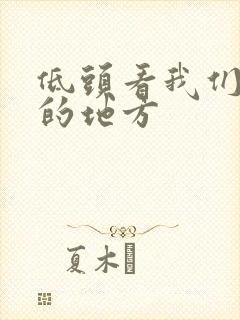 低头看我们结合的地方