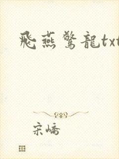 飞燕惊龙txt