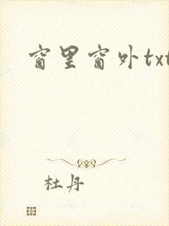 窗里窗外txt
