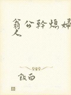 翁公干熄妇三个人