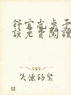 舒宜岚卓予淮小说免费阅读全文