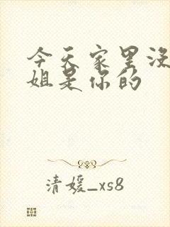 今天家里没人姐姐是你的