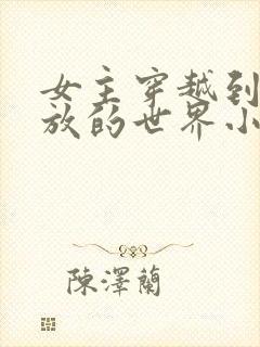 女主穿越到很开放的世界小说