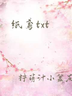 纸鸢txt