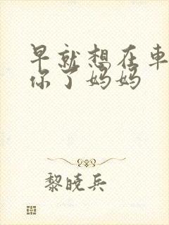 早就想在车里要你了妈妈