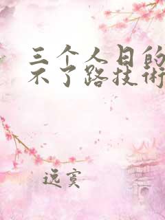 三个人日的我走不了路技术