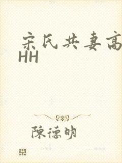 宋氏共妻高黄HHH