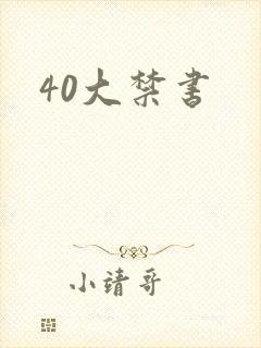 40大禁书