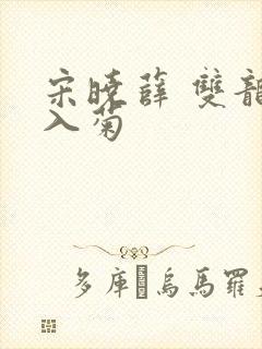 宋晓薛 双龙齐入菊