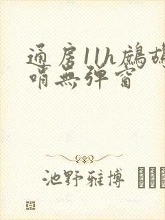 通房11h鹧鸪哨无弹窗