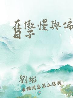 在傲慢与偏见的日子