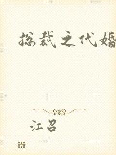 总裁之代婚新娘