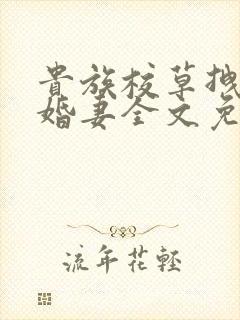 贵族校草拽拽未婚妻全文免费阅读