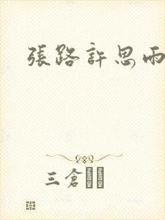 张路许思雨