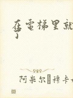 在电梯里就开始了