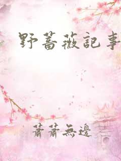 野蔷薇记事薄