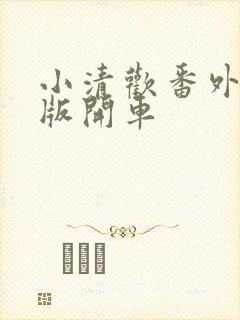 小清欢番外完整版开车