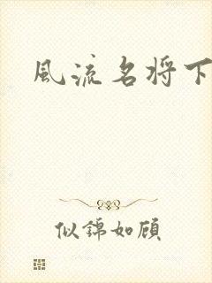 风流名将下载