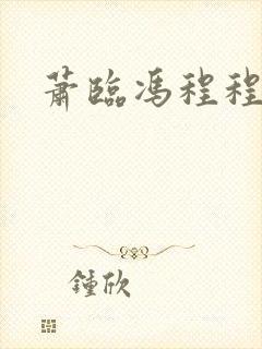 萧临冯程程小说