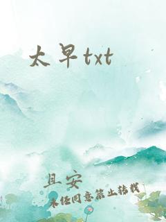 太早txt