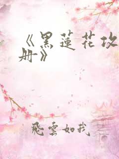 《黑莲花攻略手册》